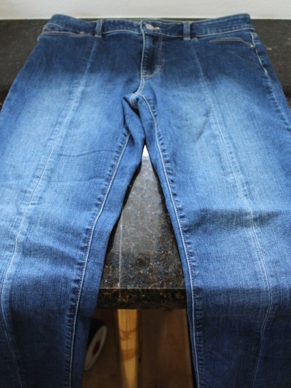 Vintage White House Black Market Jeans Tapered Split Cuff Size 8 Women's